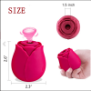 Mini Flower Women USB Charging G Spot Stimulator Quiet Vibrating Waterproof Electric Rose Vibrate Massaging Simulator for Pleasure, Tshirt